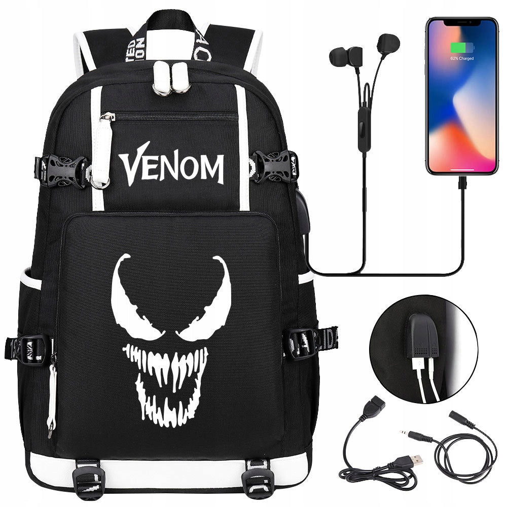 LARGE BACKPACK Venom WORLD WATERPROOF DESIGNS high quality Manufacturer code tyi67gjyu