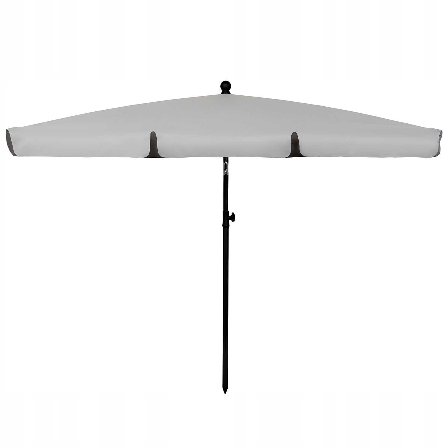 LARGE BALCONY UMBRELLA RECTANGULAR FOR BALCONY BROKEN GARDEN UV 200x130cm Packaging status original