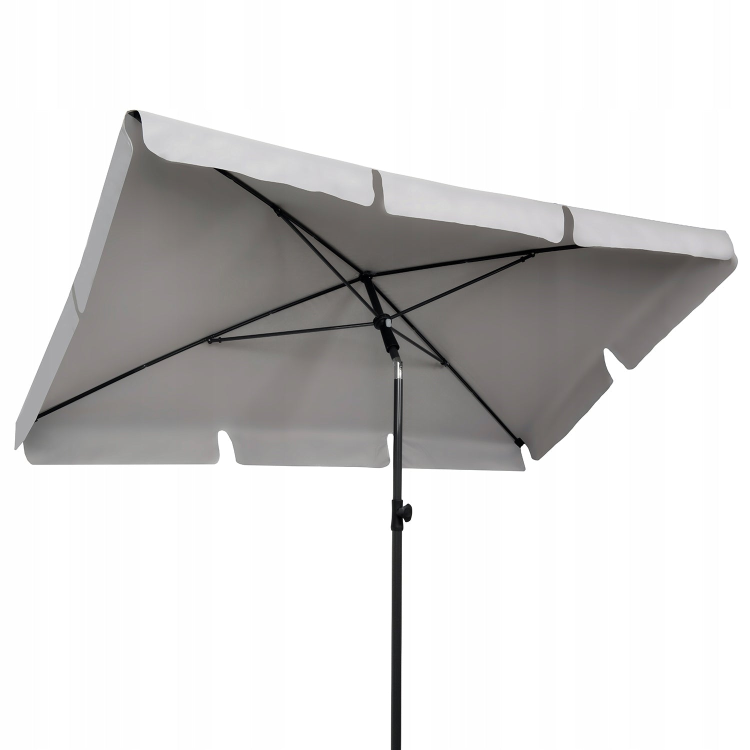 LARGE BALCONY UMBRELLA RECTANGULAR FOR BALCONY BROKEN GARDEN UV 200x130cm Product weight with unit packaging 4 kg