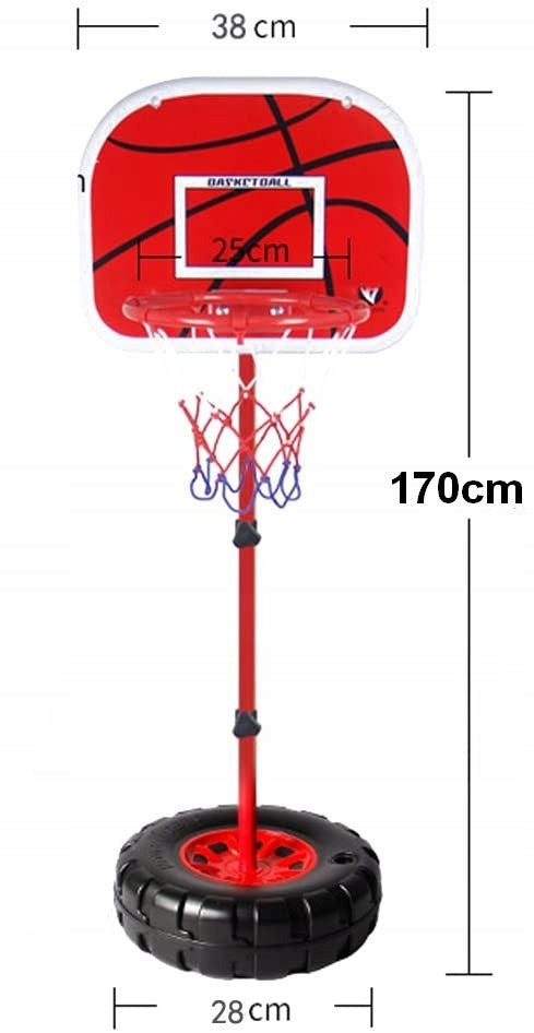 LARGE BASKETBALL Basket Basketball FOR KIDS BALL pump STAND Kid's age 6+ years