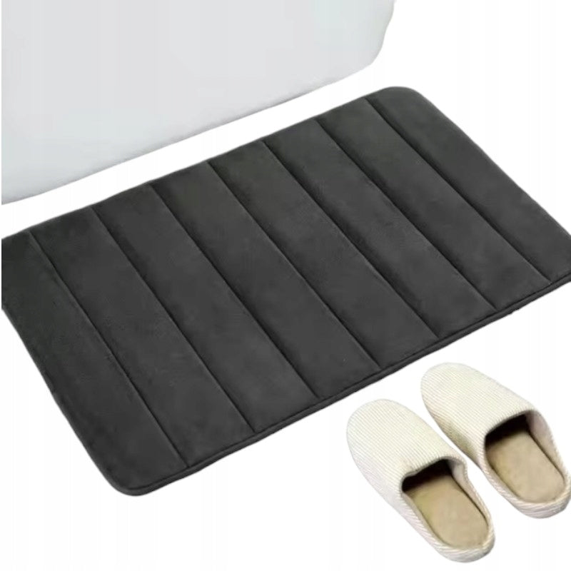 LARGE BATHROOM RUG SHOWER MAT BATHTUB SOFT BLACK 50X80 XL Packaging status original
