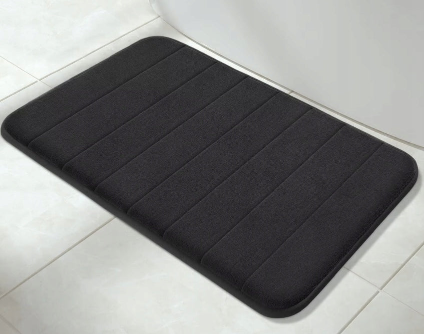 LARGE BATHROOM RUG SHOWER MAT BATHTUB SOFT BLACK 50X80 XL Product width 50 cm