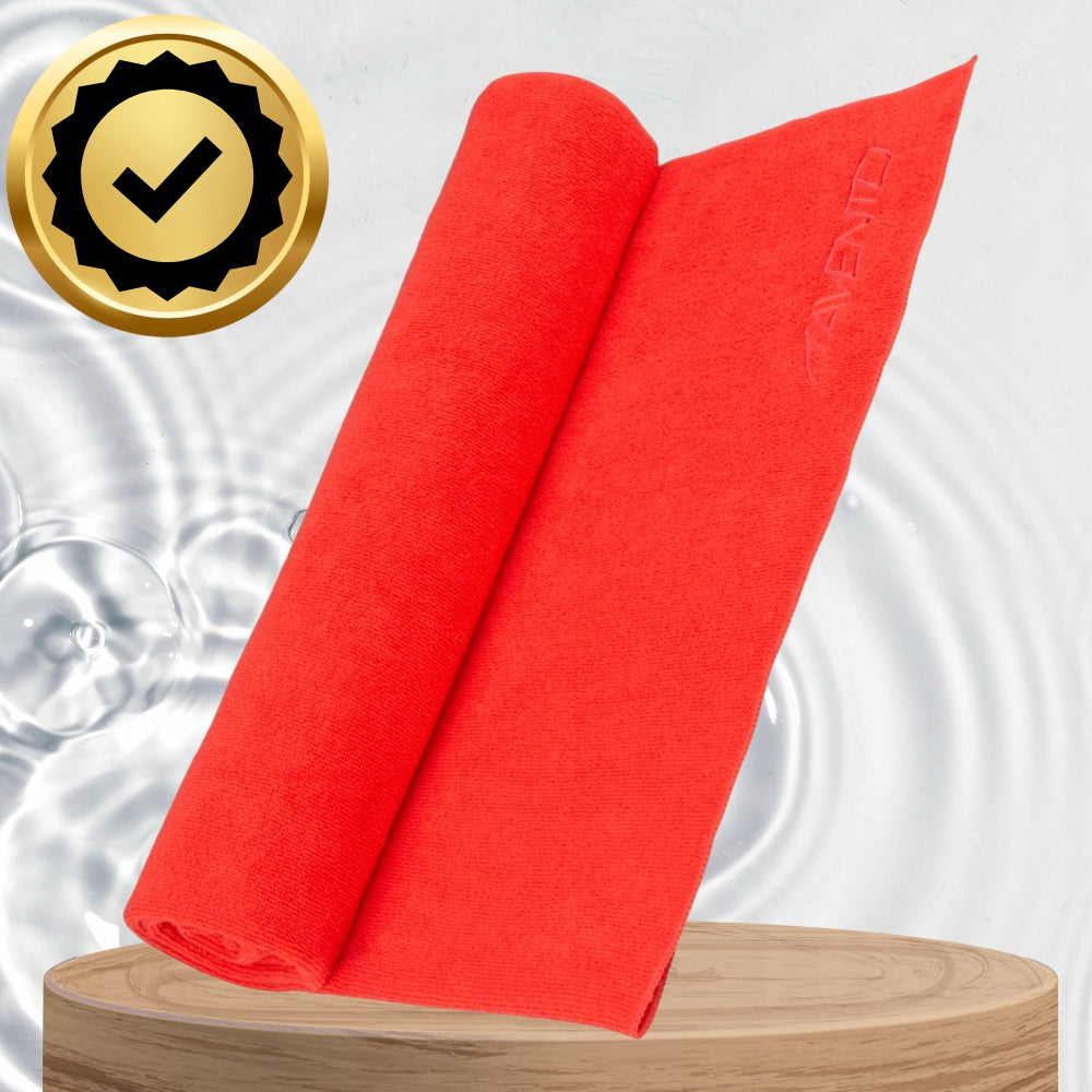 LARGE BEACH TOWEL QUICK-DRYING MICROFIBER SPORTS FOR GYM POOL Color red
