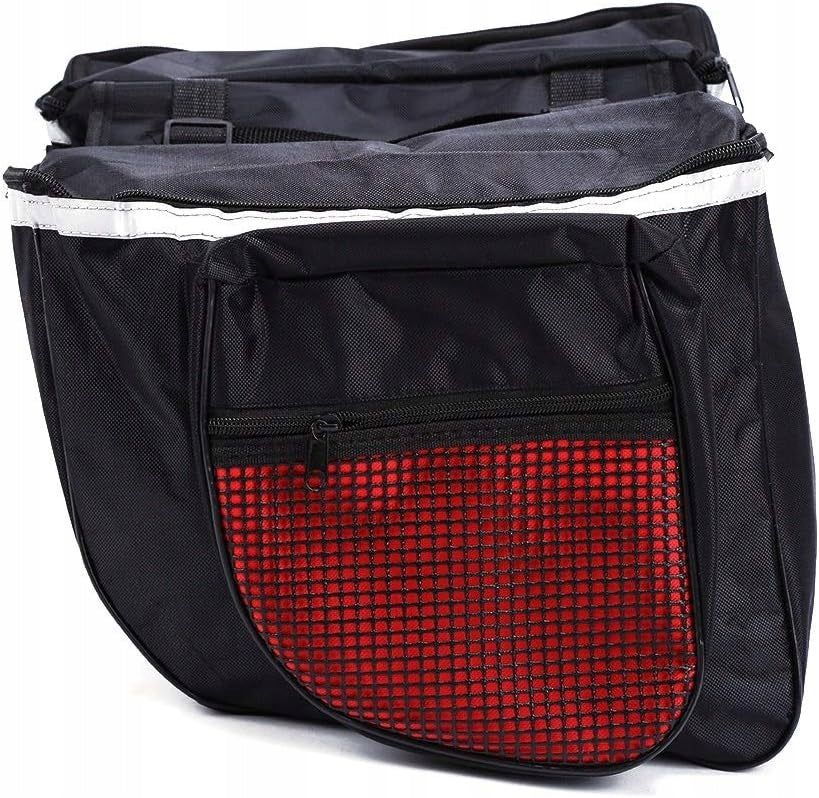 LARGE BICYCLE BAG DOUBLE POUCH FOR LUGGAGE COMPARTMENT Capacity 15 l