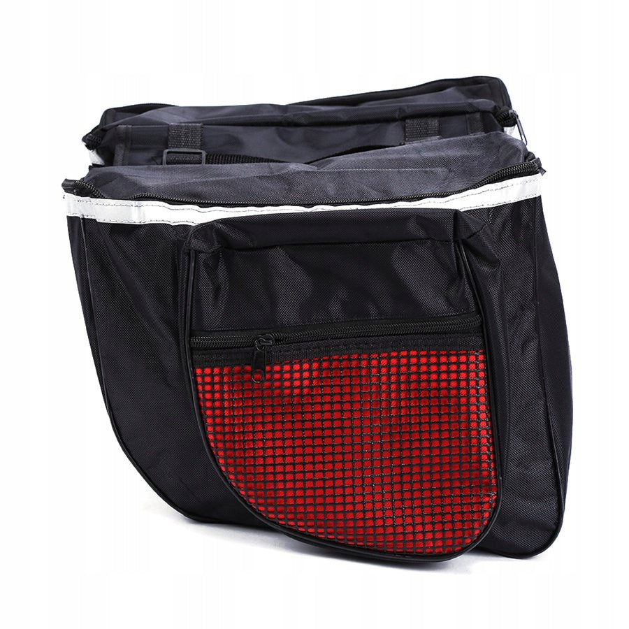 LARGE BICYCLE BAG DOUBLE POUCH FOR TRUNK Two Chambers Bicycle Manufacturer code 1976