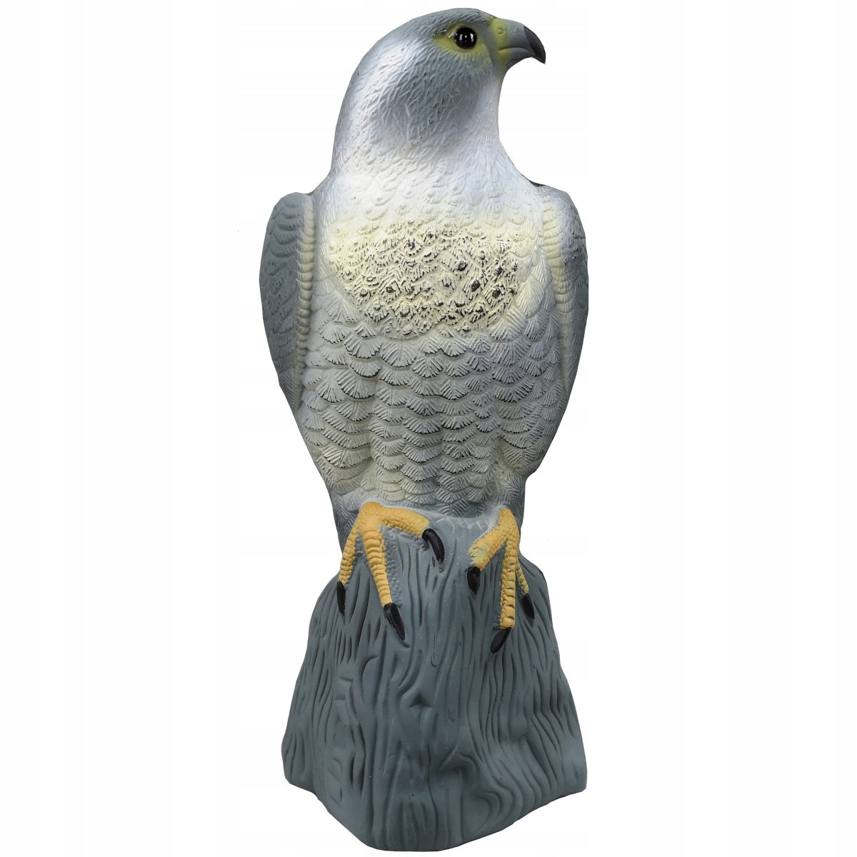 LARGE BIRD REPELLENT PIGEON STARLINGS FALCON ON ROCK EFFECT SHINY EYES Use Against martens mice birds other