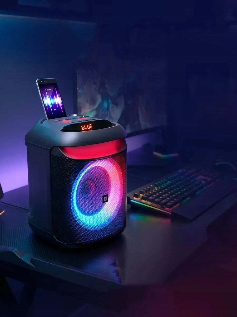 LARGE BLUETOOTH SPEAKER WIRELESS PORTABLE PARTYBOX RADIO FM BOOMER 45 Packaging status original