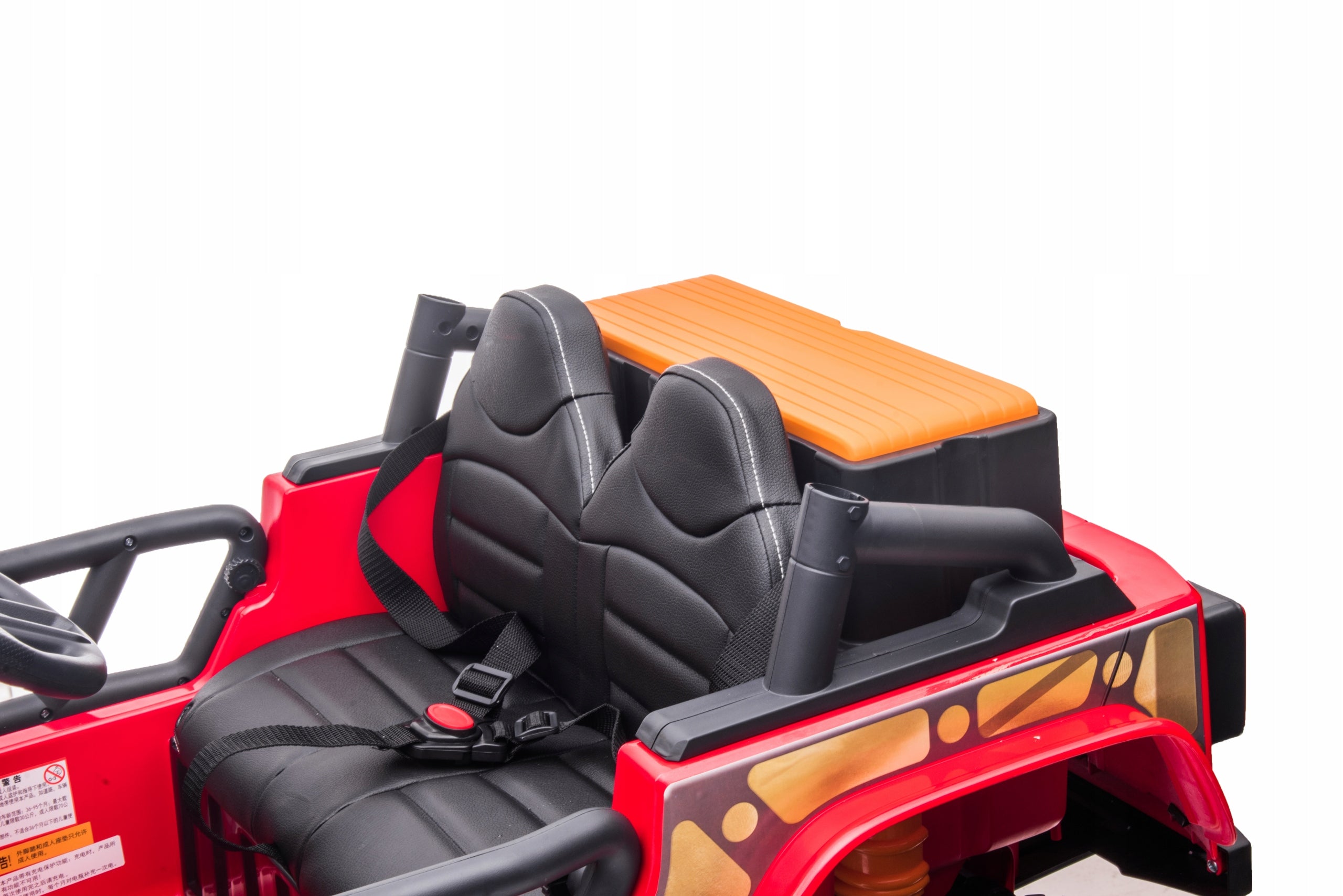 LARGE Battery Operated Off-Road Buggy 4 Motors 45W Leather EVA Wheels LEDs Brand Szomik