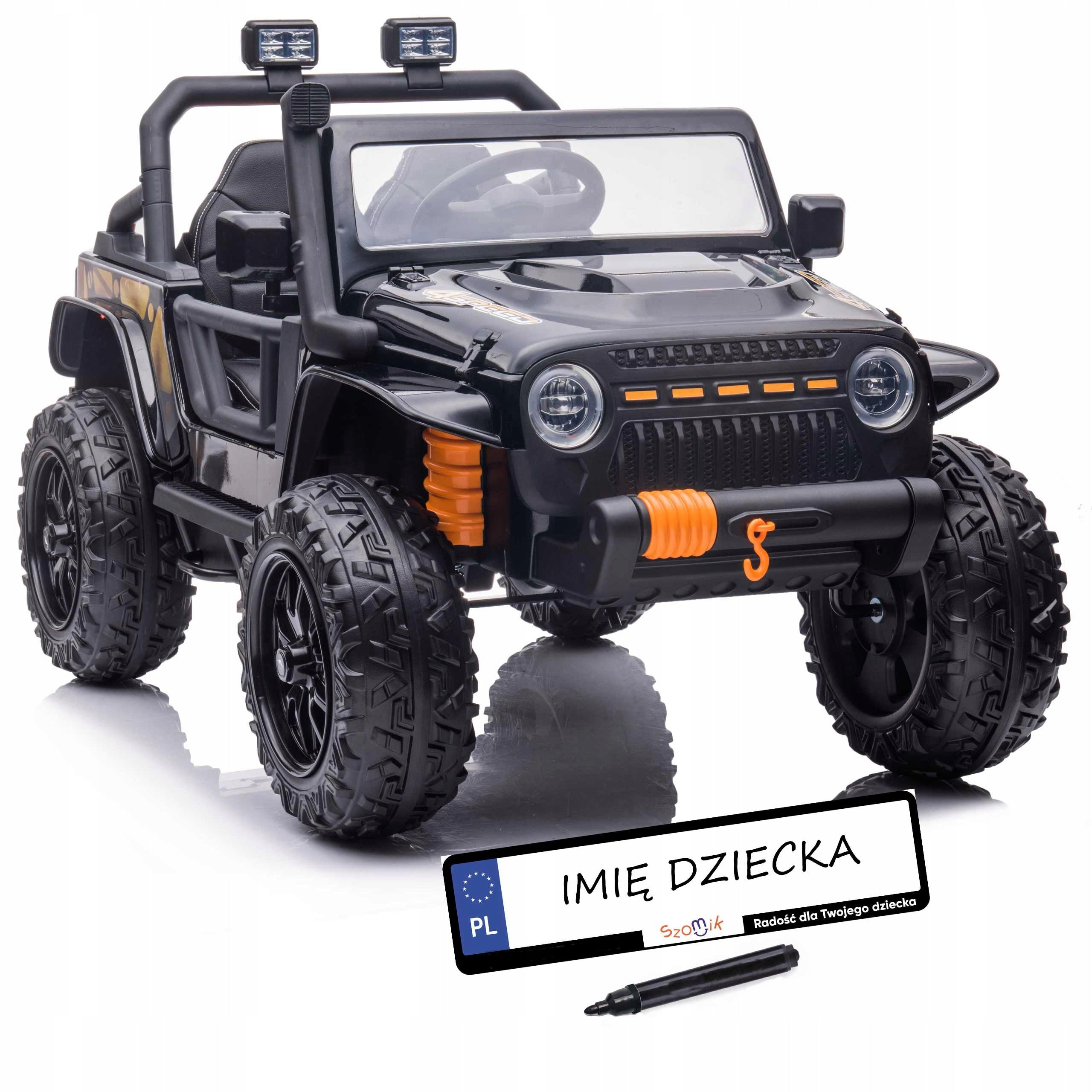 LARGE Battery Operated Off-Road Buggy 4 Motors 45W Leather EVA Wheels LEDs