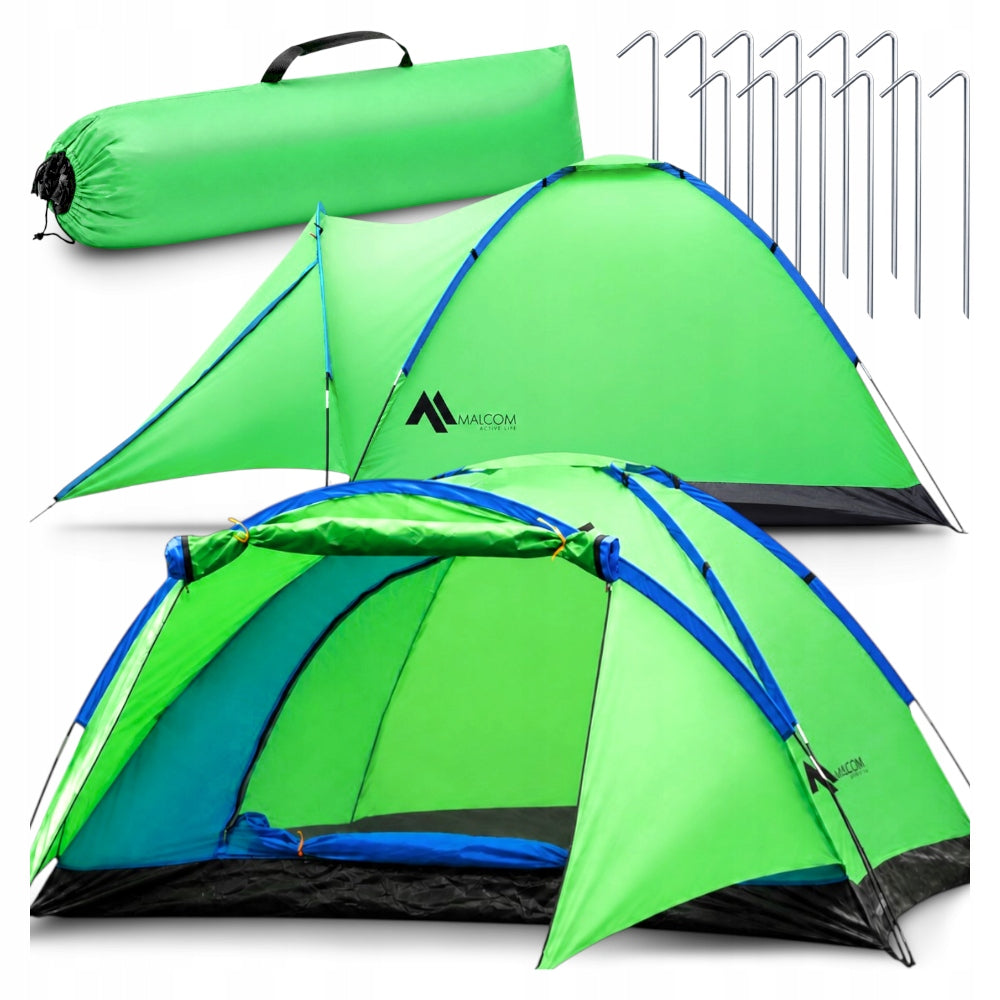 LARGE CAMPING GARDEN TENT 6-PERSON IGLO 240x290cm XXL