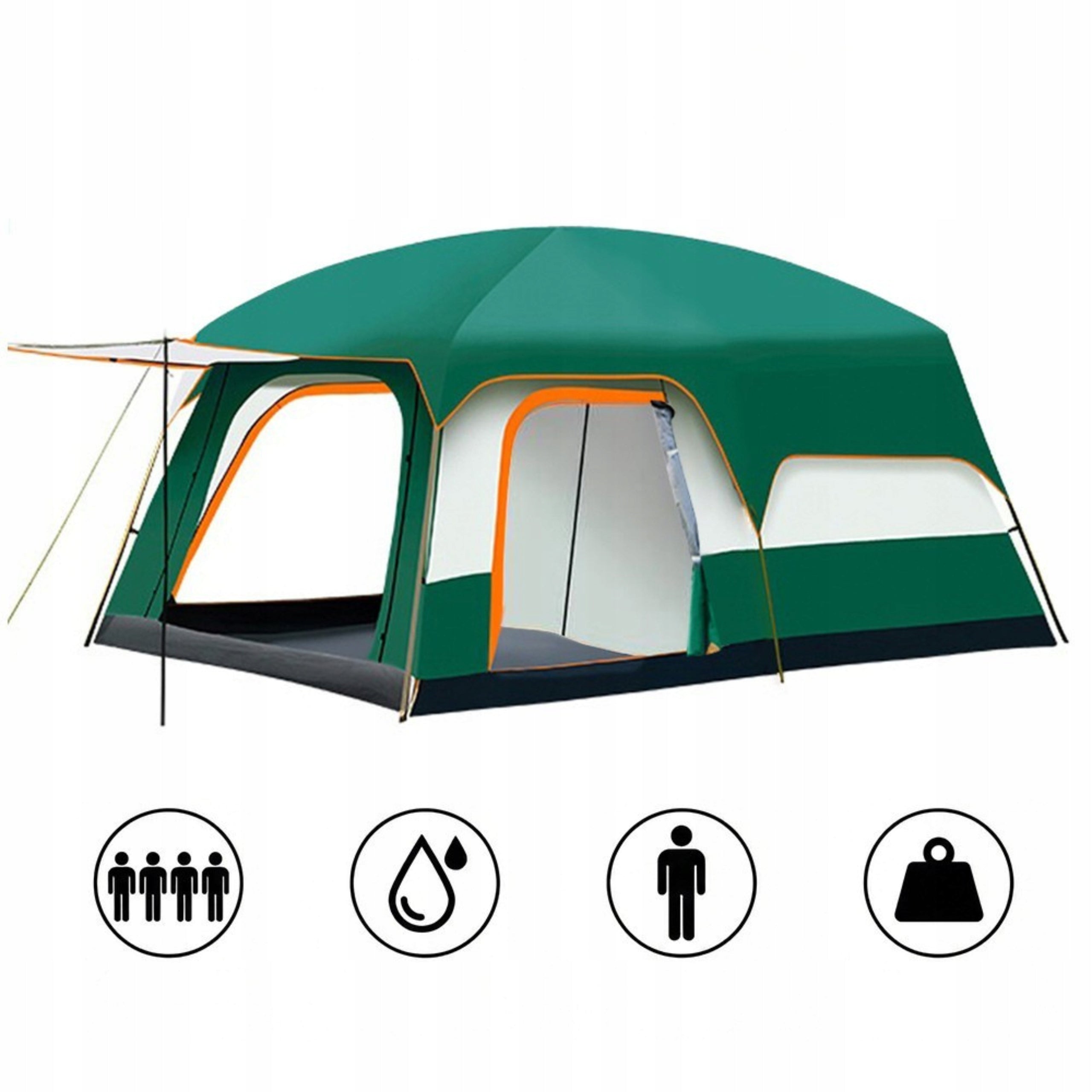 LARGE CAMPING TENT GARDEN TOURIST SCREEN CANOPY MOSQUITO NET 4os Brand 02THC
