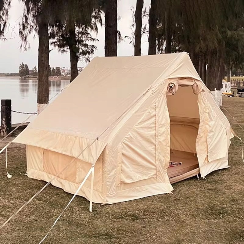 LARGE CAMPING TENT PUMPED 4 PERSON INFLATABLE PUMP 6.3m2 300x210CM Brand no brand