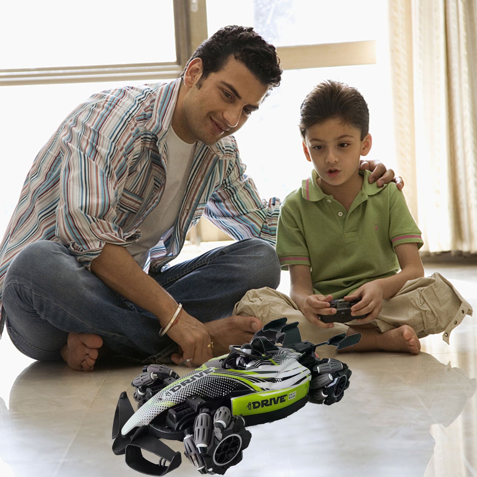 LARGE CAR DRIFT CAR Remote Controlled Auto GESTURES HAND SMOKE Manufacturer code F1 STEROWANY PILOTEM KONTROLEREM GESTAMI
