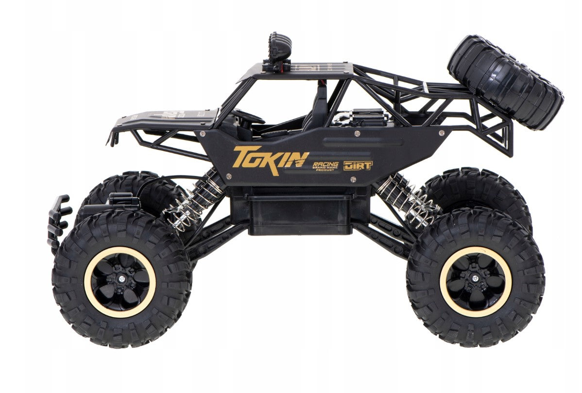 LARGE CAR REMOTE CONTROLLED AUTO RC OFF-ROAD MONSTER 4x4 METAL LED Brand Fayee