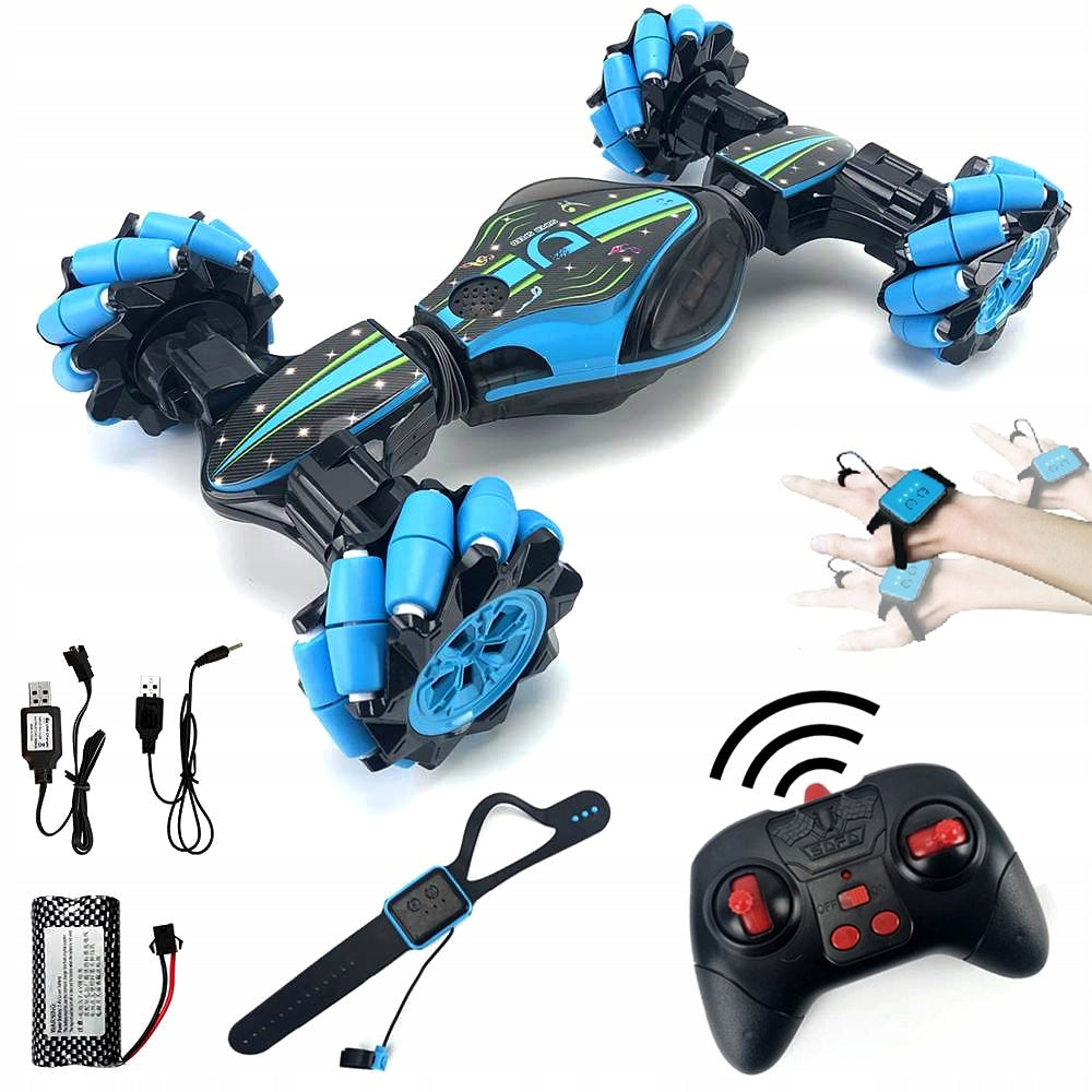 LARGE CAR REMOTE CONTROLLED GESTURES 4x4 AUTO RC DRIFT PILOT+LED WATCH Brand no brand
