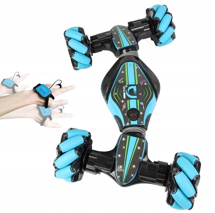 LARGE CAR REMOTE CONTROLLED GESTURES 4x4 AUTO RC DRIFT PILOT+LED WATCH