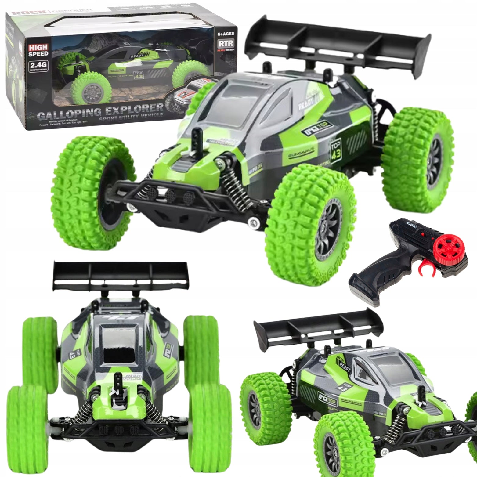 LARGE CAR REMOTE CONTROLLED OFF-ROAD CAR RC FOR REMOTE CONTROL SOLID GIFT Manufacturer code 5906302709908