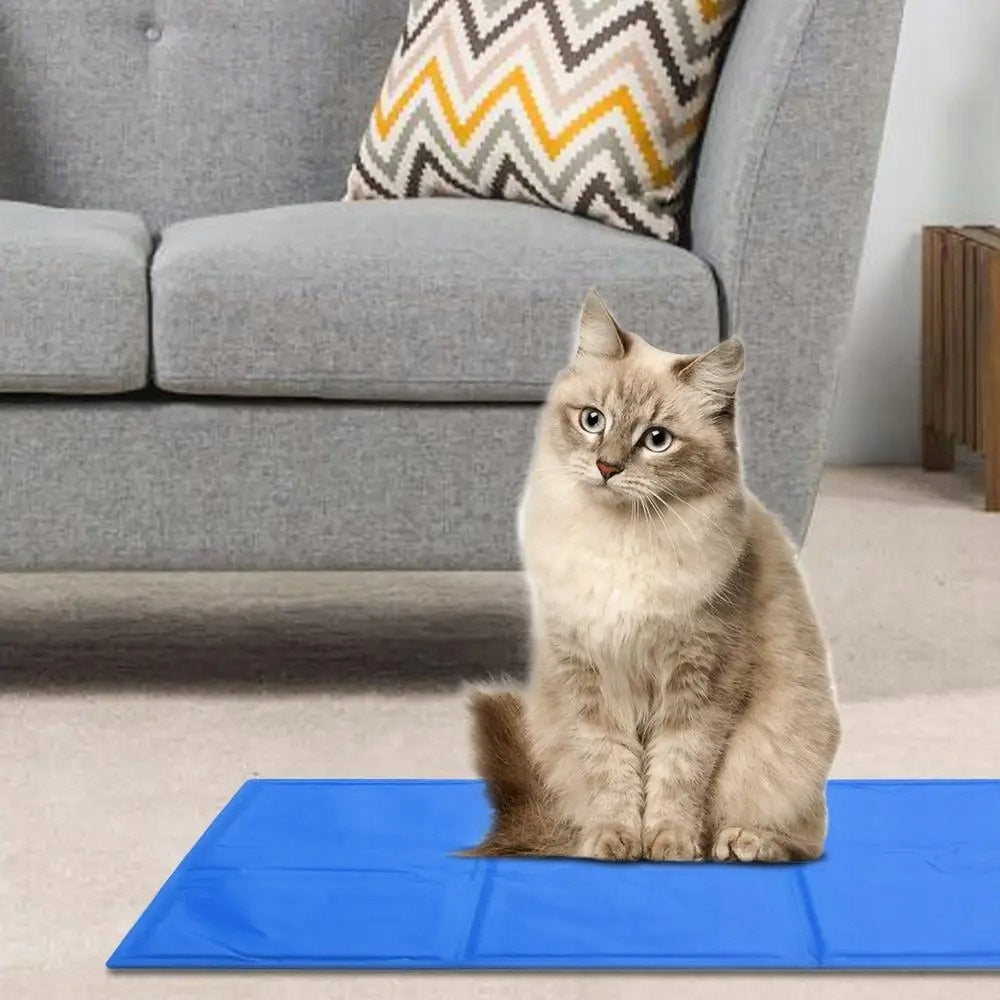 LARGE CAT DOG COOLING MAT BED THICK 2KG LARGE 90x50 cm FOLDING Brand ER4