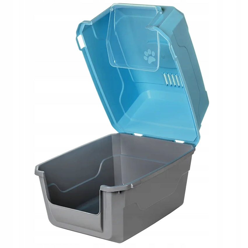 LARGE CAT LITTER BOX WITH FILTER + SPATULA FREEBIE Manufacturer code 1