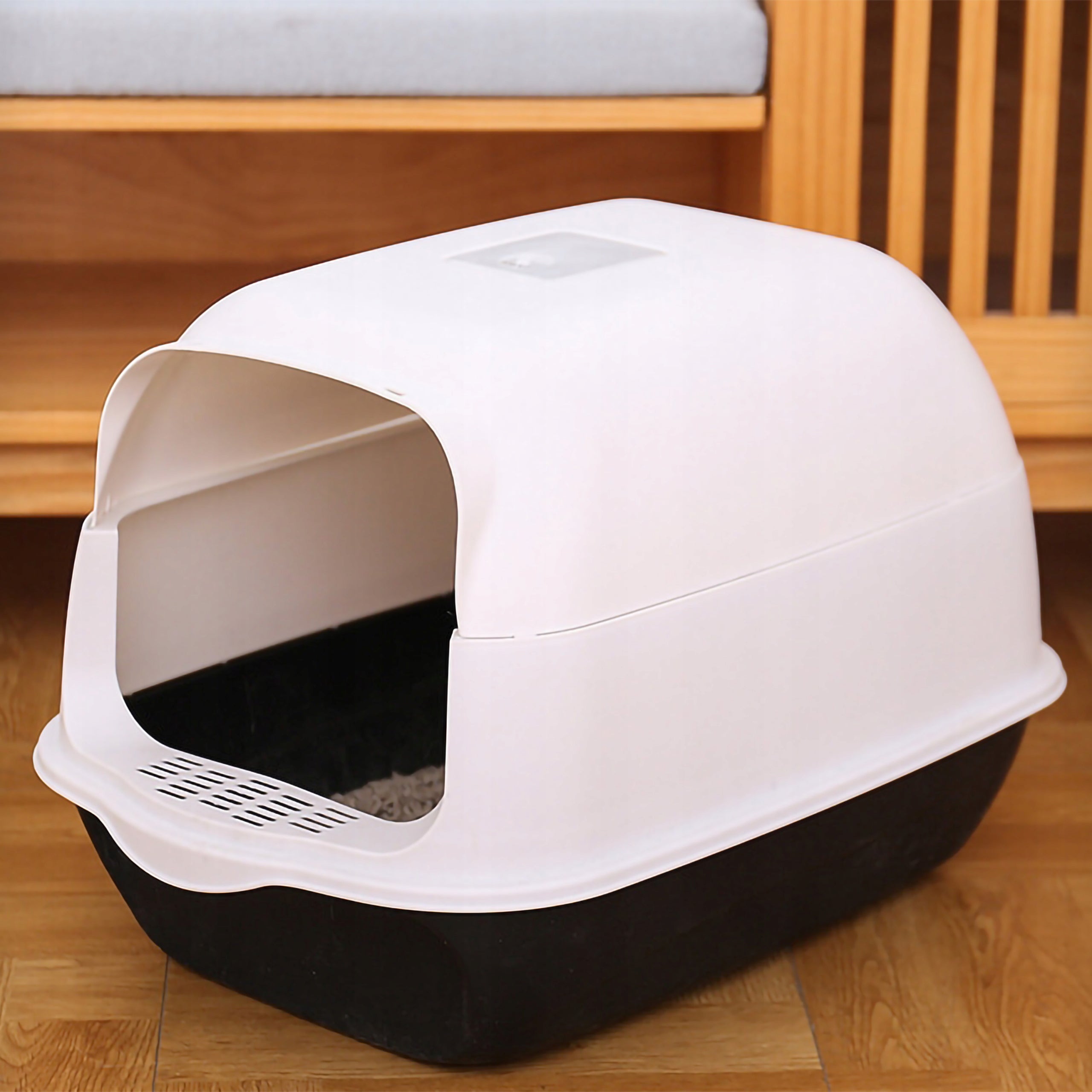 LARGE CLOSED CAT LITTER BOX with filter Model KDK-03-CZ
