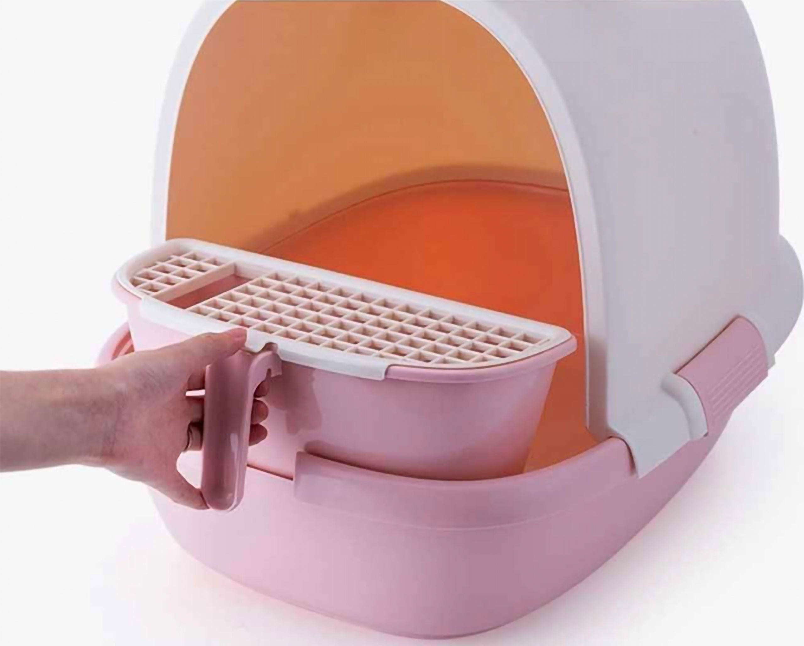 LARGE CLOSED LITTER BOX XXL FOR CAT LITTER WITH SPATULA Manufacturer code GLOBANI-KDK-13