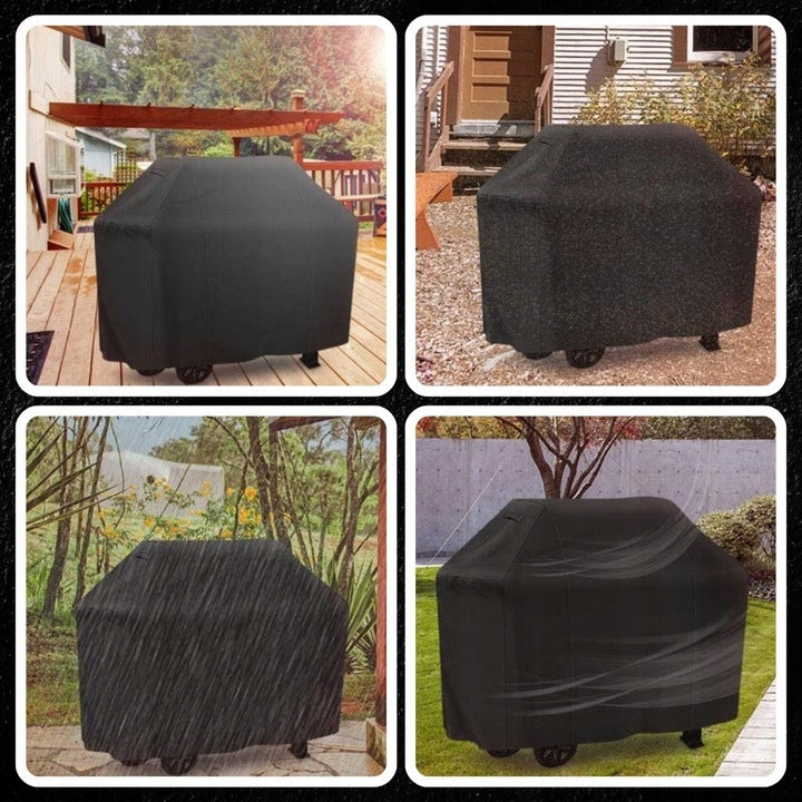 LARGE COVER GRILL COVER GARDEN GAS GRILL SOLID WATERPROOF Product weight with unit packaging 0.5 kg