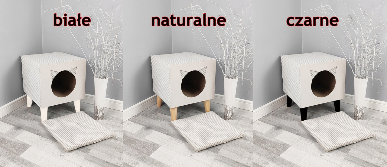 LARGE COZY HOUSE XXL FOR CAT SCANDINAVIAN BED COLORS VELOUR Brand Catherine