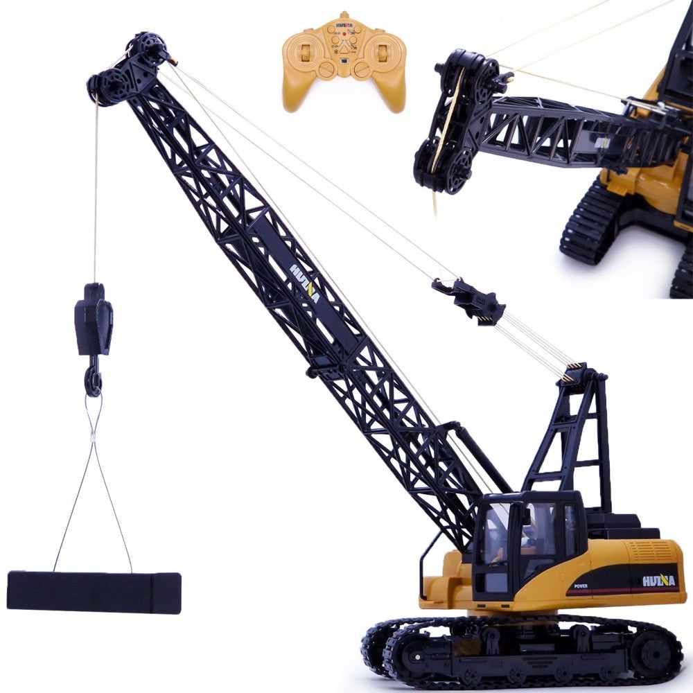 LARGE CRAWLER CRANE REMOTE CONTROLLED CRANE FOR REMOTE CONTROL WITH HOOK