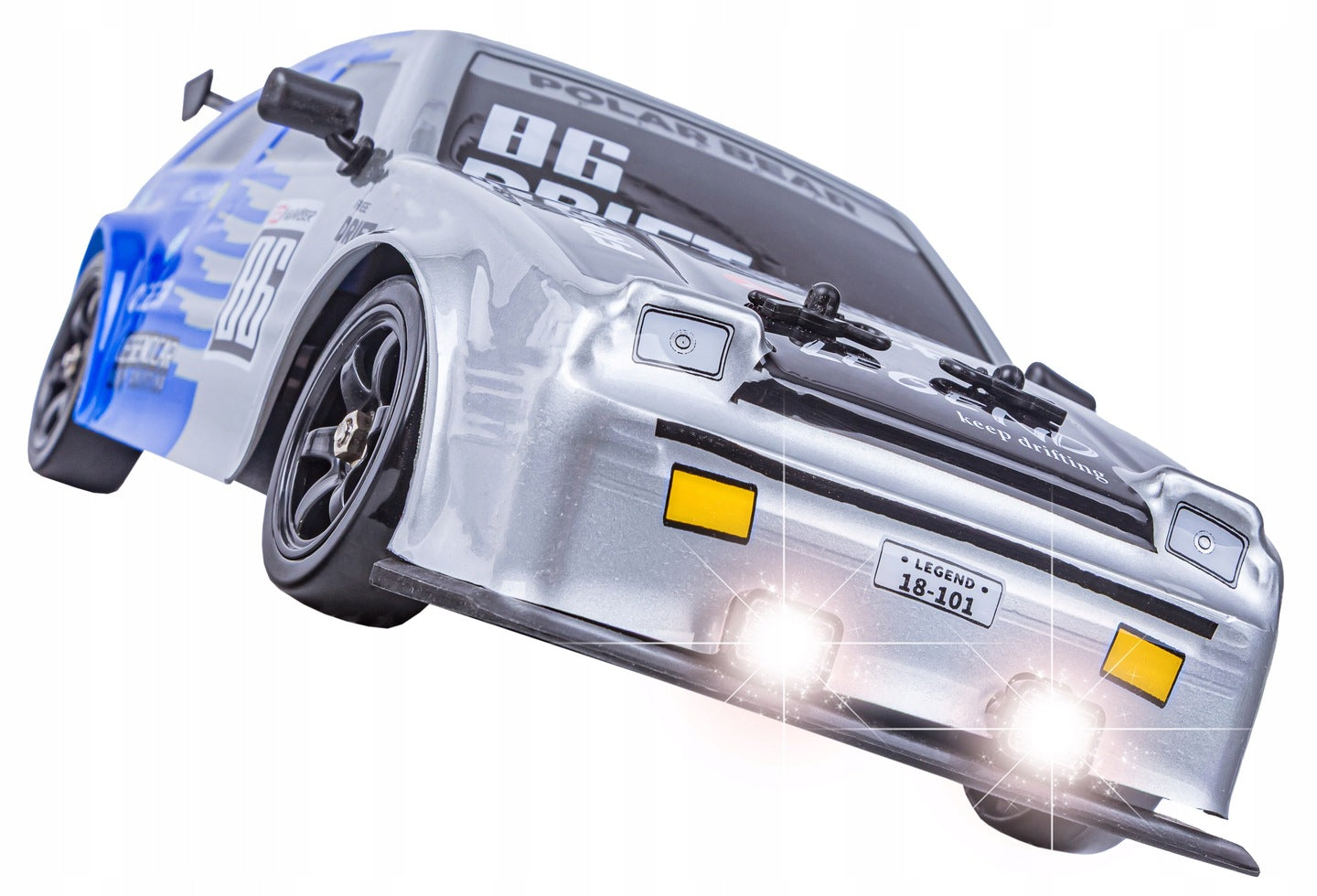 LARGE Car Remote Controlled Auto RC For Drift Led Smoke 4x4 Toyota DRIFT Packaging status original