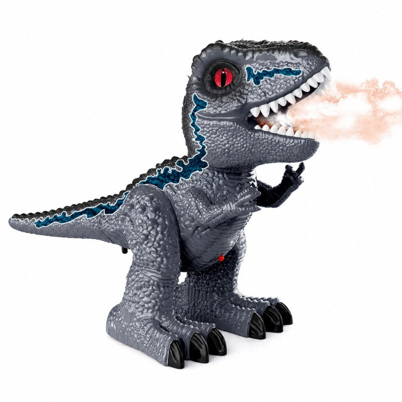 LARGE DINOSAUR T-REX REMOTE CONTROLLED REMOTE CONTROL ROARS BATTERY LIGHTS UP Packaging status original