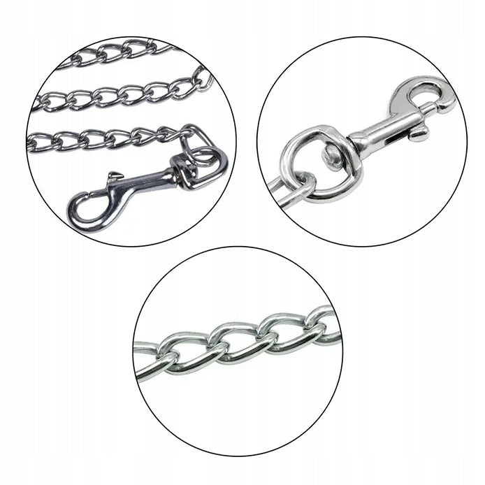 LARGE DOG LEASH TRADITIONAL STRONG CHAIN LEASH FOR DOGS SAFE Packaging status original
