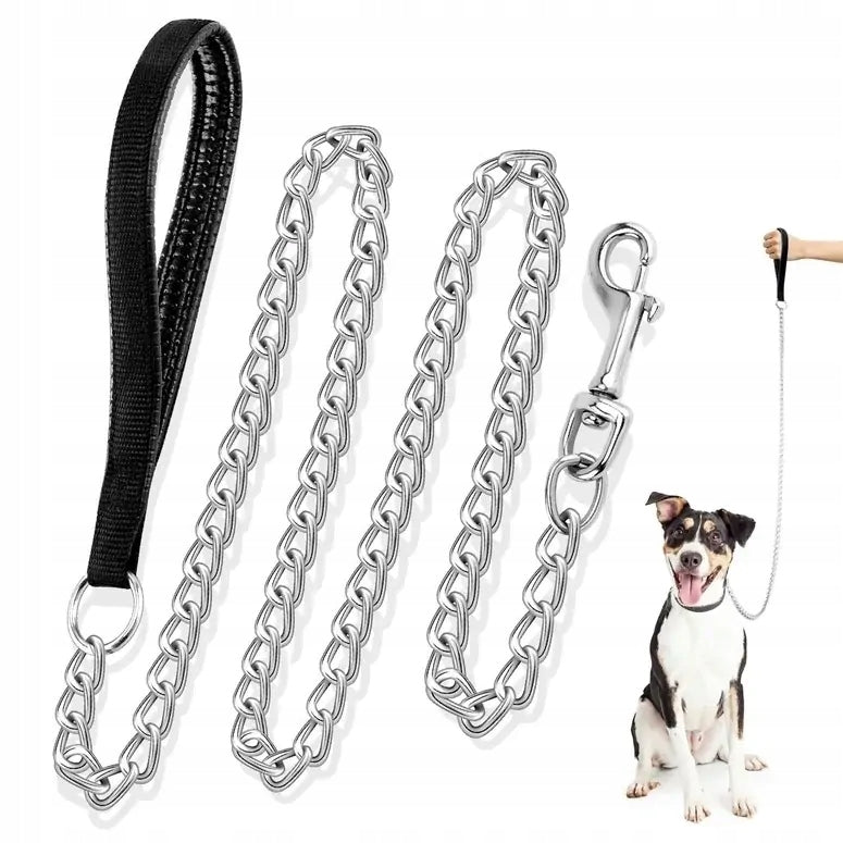 LARGE DOG LEASH TRADITIONAL STRONG CHAIN LEASH FOR DOGS SAFE
