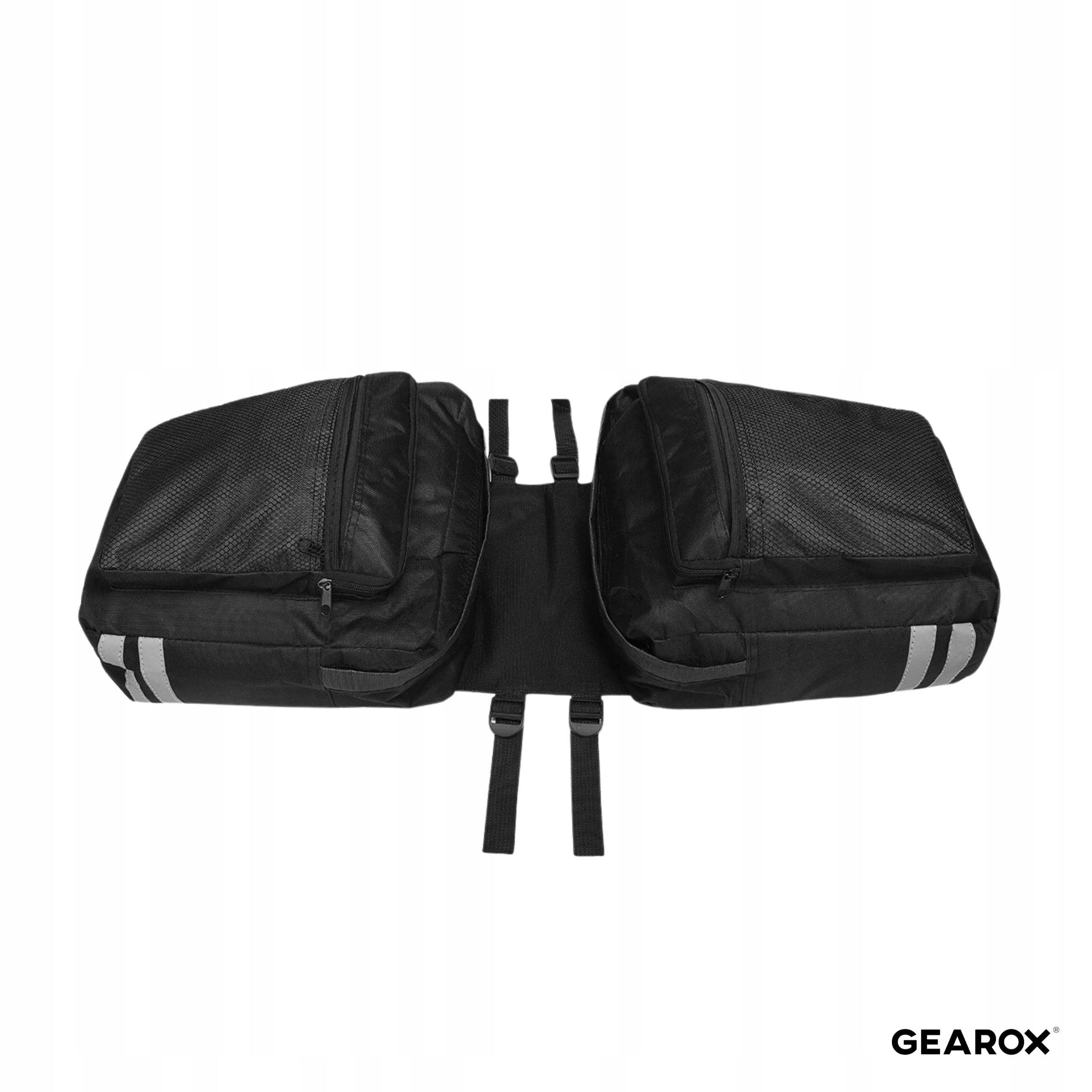 LARGE DOUBLE POUCH BICYCLE BAG REAR FOR TRUNK SIDE TRUNKS 25L Brand Gearox
