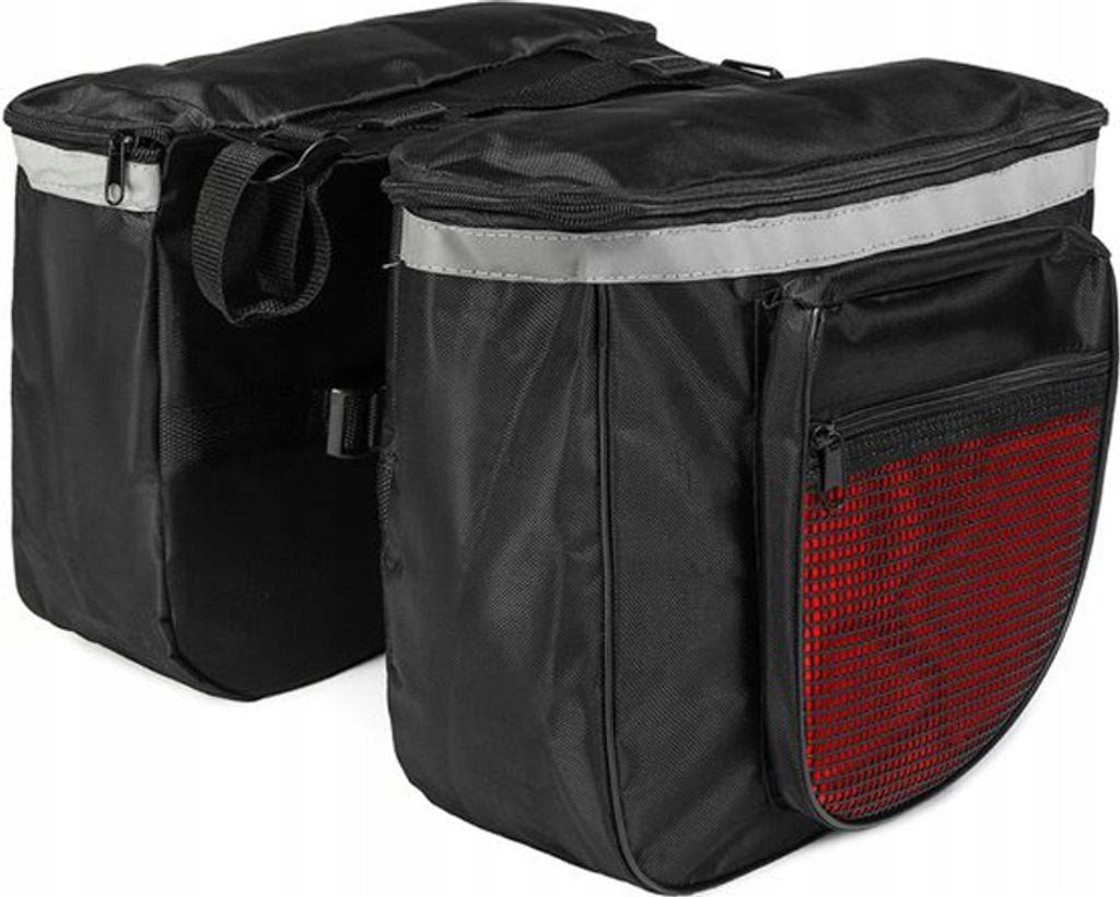 LARGE DOUBLE POUCH BICYCLE BAG REAR FOR TRUNK SIDE TRUNKS Packaging status original