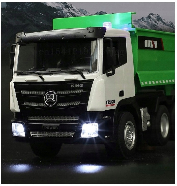LARGE DUMP TRUCK REMOTE CONTROLLED AUTO RC TIR FOR REMOTE CONTROL BATTERY Kind driving