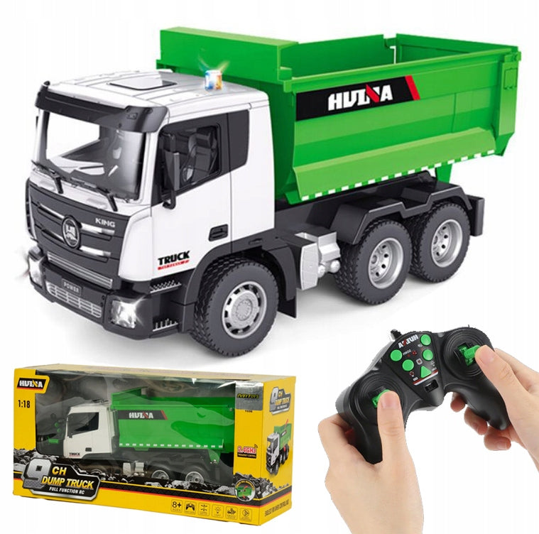 LARGE DUMP TRUCK REMOTE CONTROLLED AUTO RC TIR FOR REMOTE CONTROL BATTERY