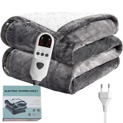 LARGE ELECTRIC BLANKET 180X130 HEATED DOUBLE TIMER MAT + REMOTE CONTROL Brand no brand