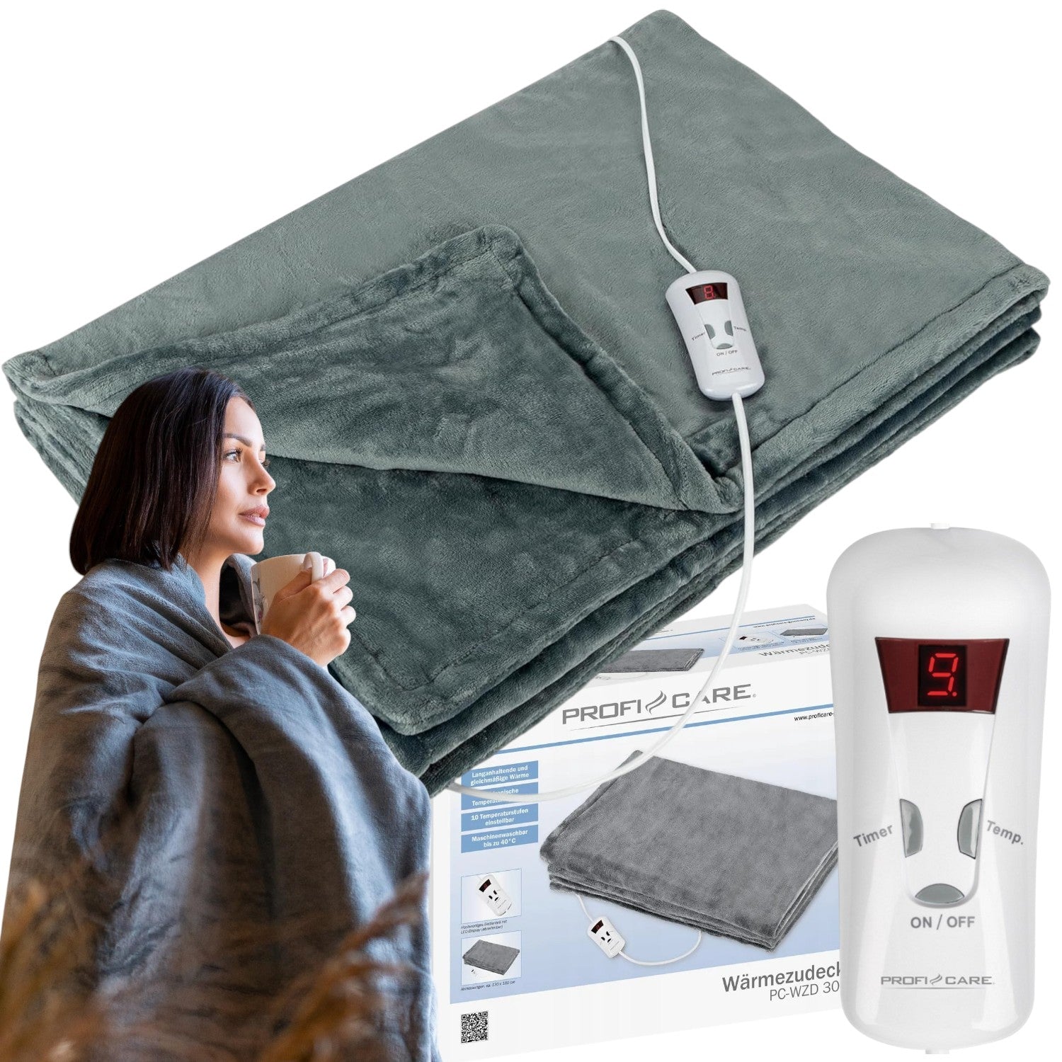LARGE ELECTRIC BLANKET Heating 180x130 Heated Double Heating Mat