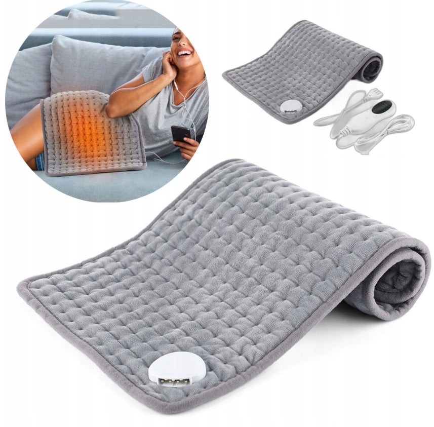 LARGE ELECTRIC PILLOW HEATED HOT WATER BOTTLE WARMING MAT 60x30cm
