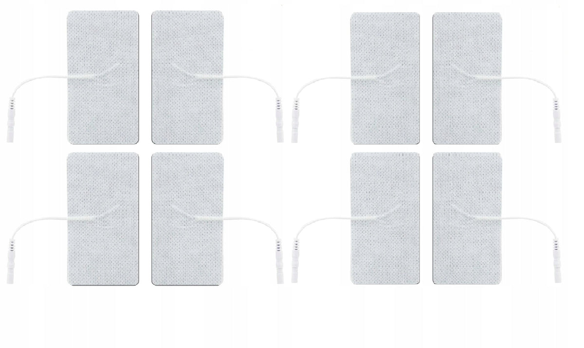LARGE ELECTRODES ADHESIVE GEL PADS FOR ELLE TENS 2 FOR CHILDBIRTH 8 PCS