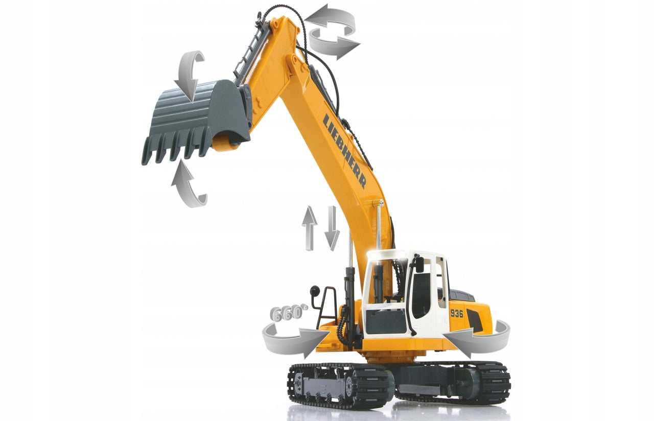 LARGE EXCAVATOR LIEBHERR R936 ON TRACKS 50CM