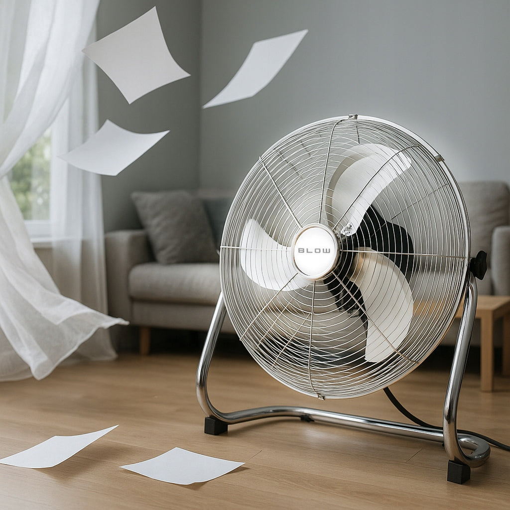 LARGE FAN HOME FLOOR CIRCULATOR INDUSTRIAL WINDMILL POWERFUL 200W Manufacturer code 44-065#