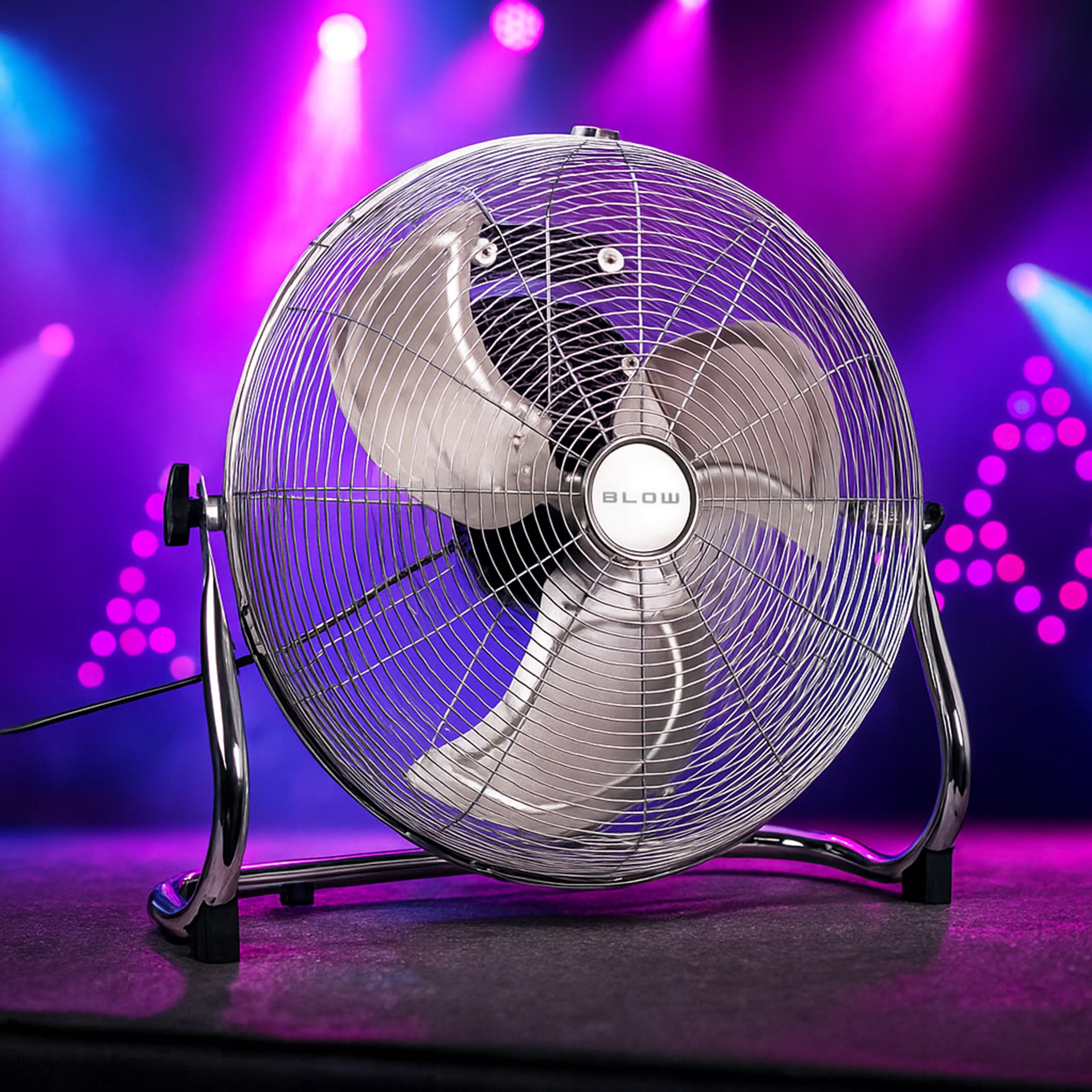 LARGE FAN HOME FLOOR CIRCULATOR INDUSTRIAL WINDMILL POWERFUL 200W Packaging status original
