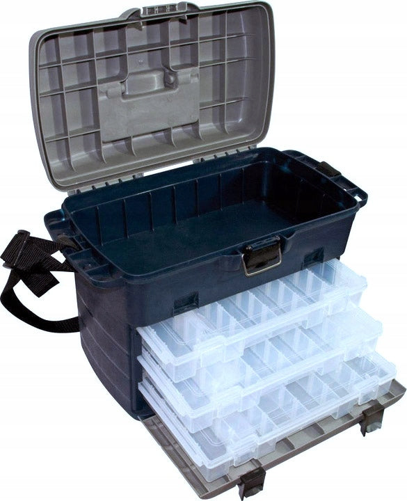 LARGE FISHING BOX, 3 BAIT BOXES INCLUDED - PUD320X