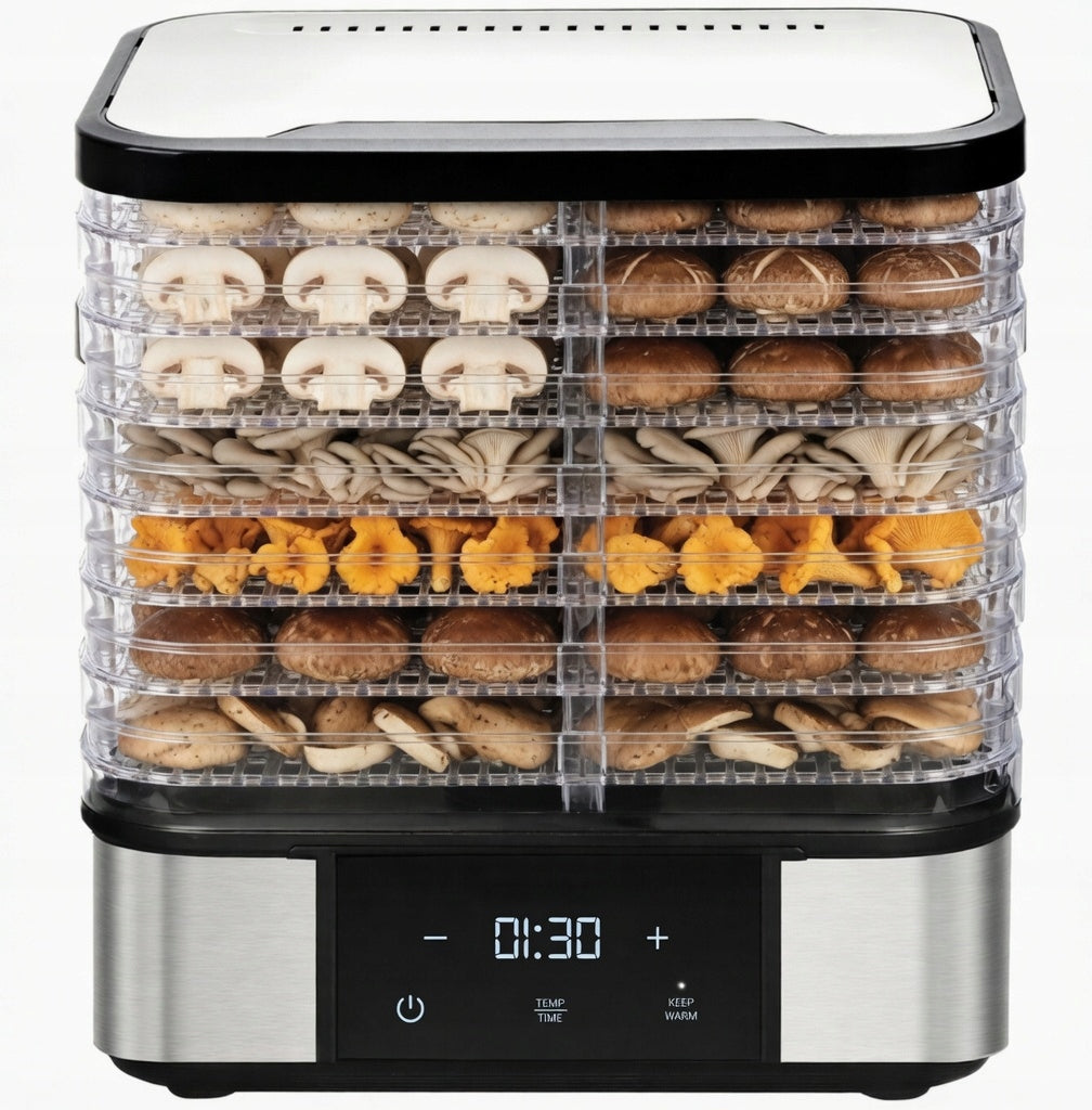 LARGE FOOD DRYER FOR MUSHROOMS AND FRUITS 7 TRAYS OF VEGETABLES FOR FRUIT MUSHROOMS Manufacturer code DUŻA SUSZARKA SPOŻYWCZA DO GRZYBÓW I OWOCÓW
