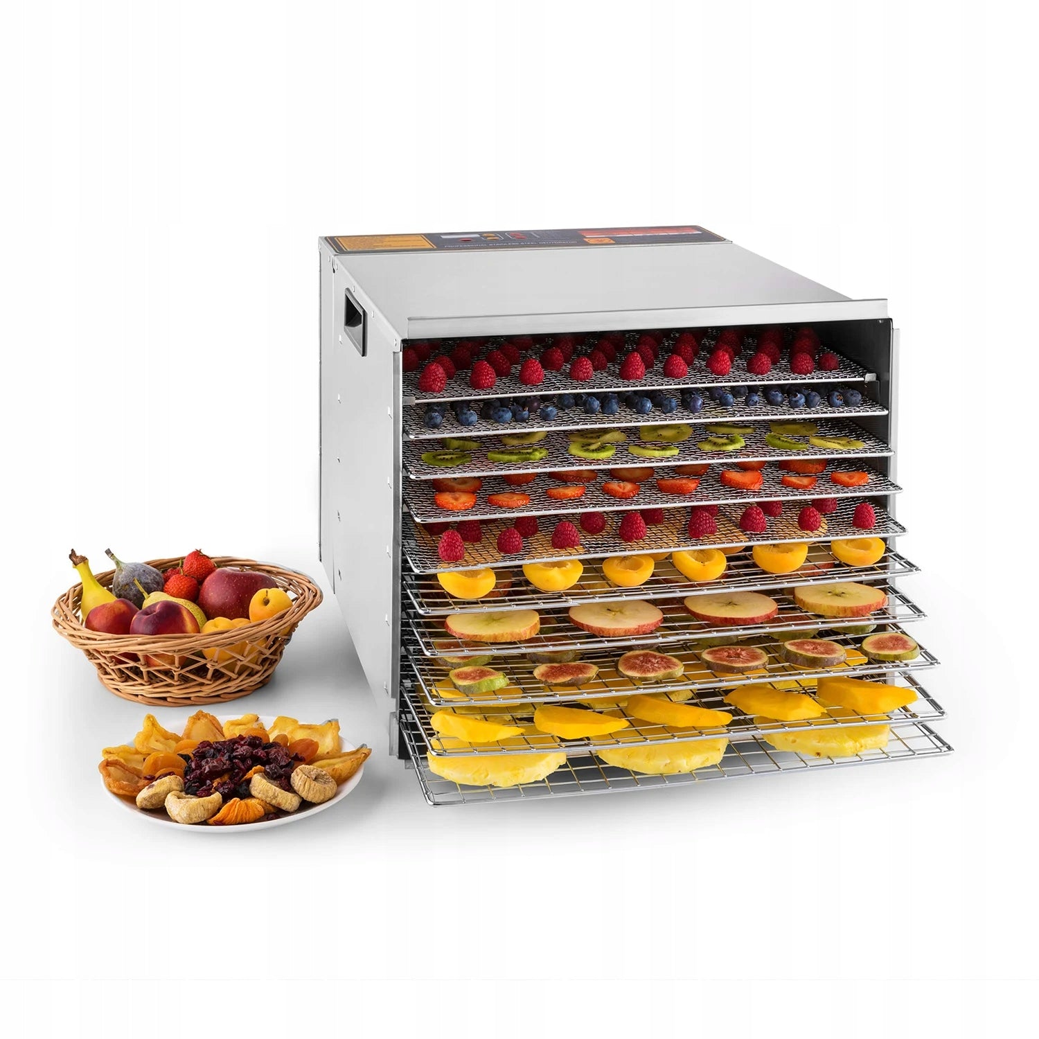 LARGE FOOD DRYER FOR MUSHROOMS FRUIT VEGETABLES HERBS 1000W DEHYDRATOR
