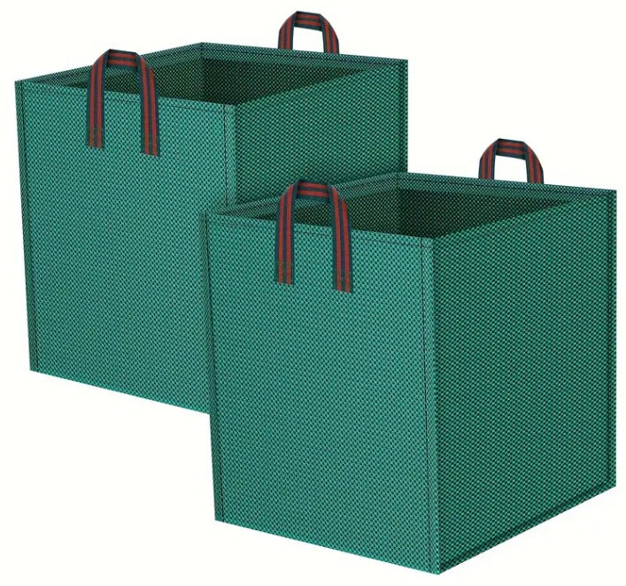 LARGE GARDEN BASKET BAG LEAF BAG GRASS WASTE WEEDS BRANCHES 120L