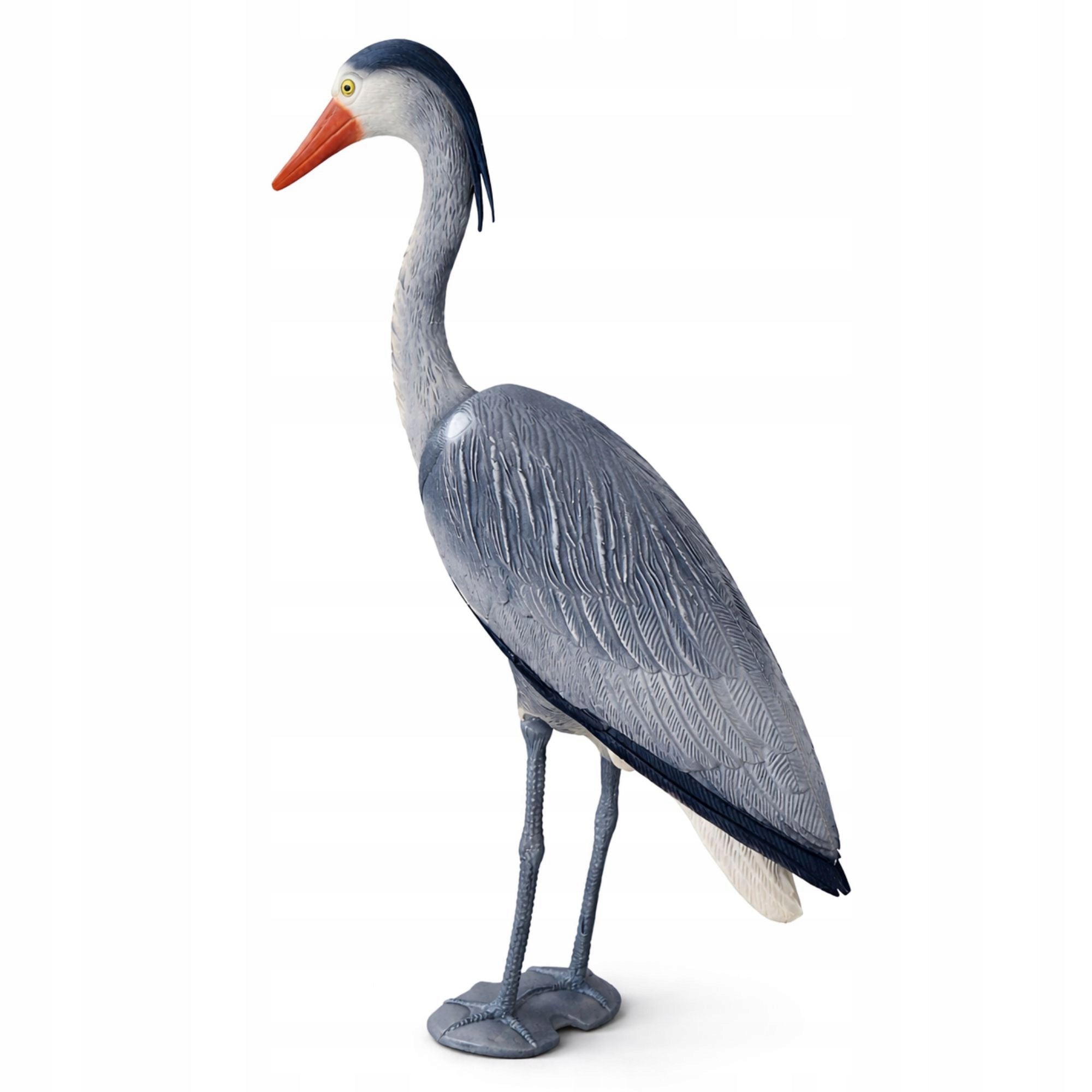 LARGE GARDEN FIGURINE FIGURE DECORATION FOR GARDEN LIKE A LIVING HERON STANDING XL Kind decoration