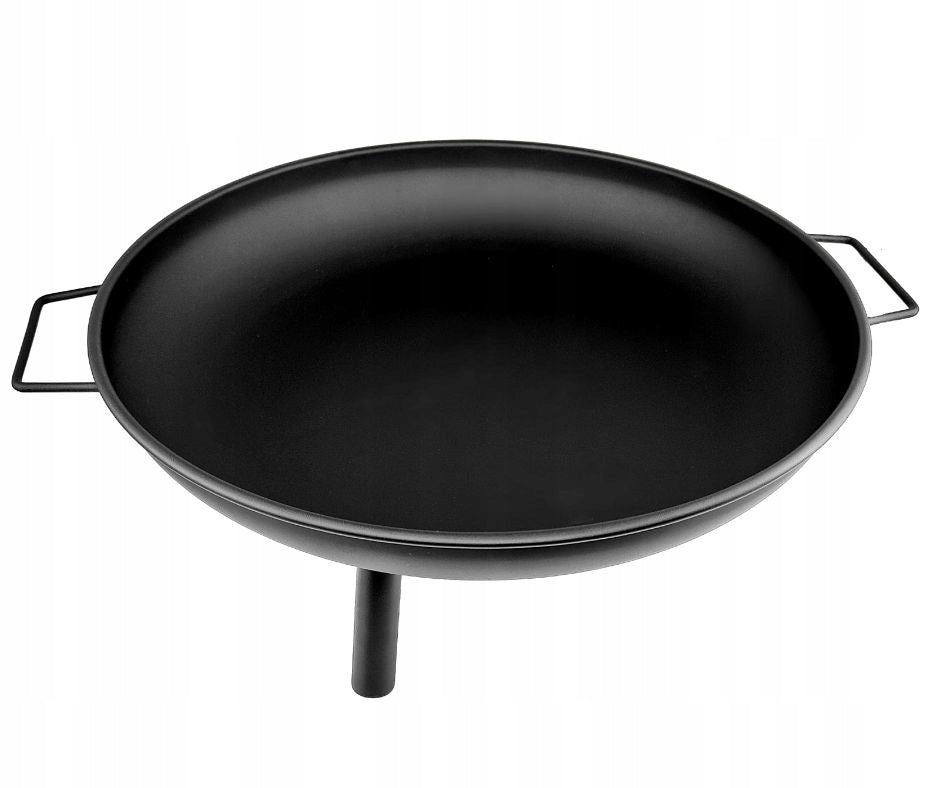 LARGE GARDEN FIREPLACE GRILL FIREPLACE BOWL 60 cm STEEL WEIGHT 2,8KG BLACK EAN (GTIN) 5905771350499