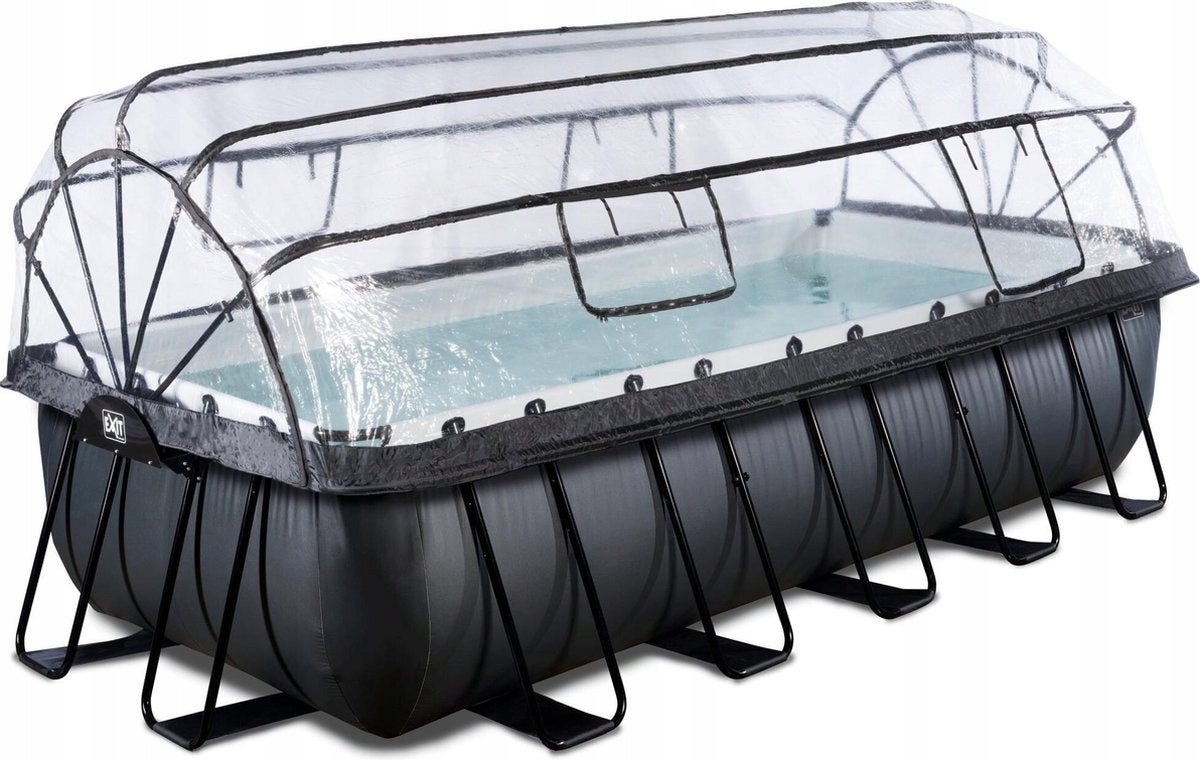 LARGE GARDEN FRAME POOL WITH CANOPY FILTER LADDER 540X250X100 CM Manufacturer code 30.37.53.20
